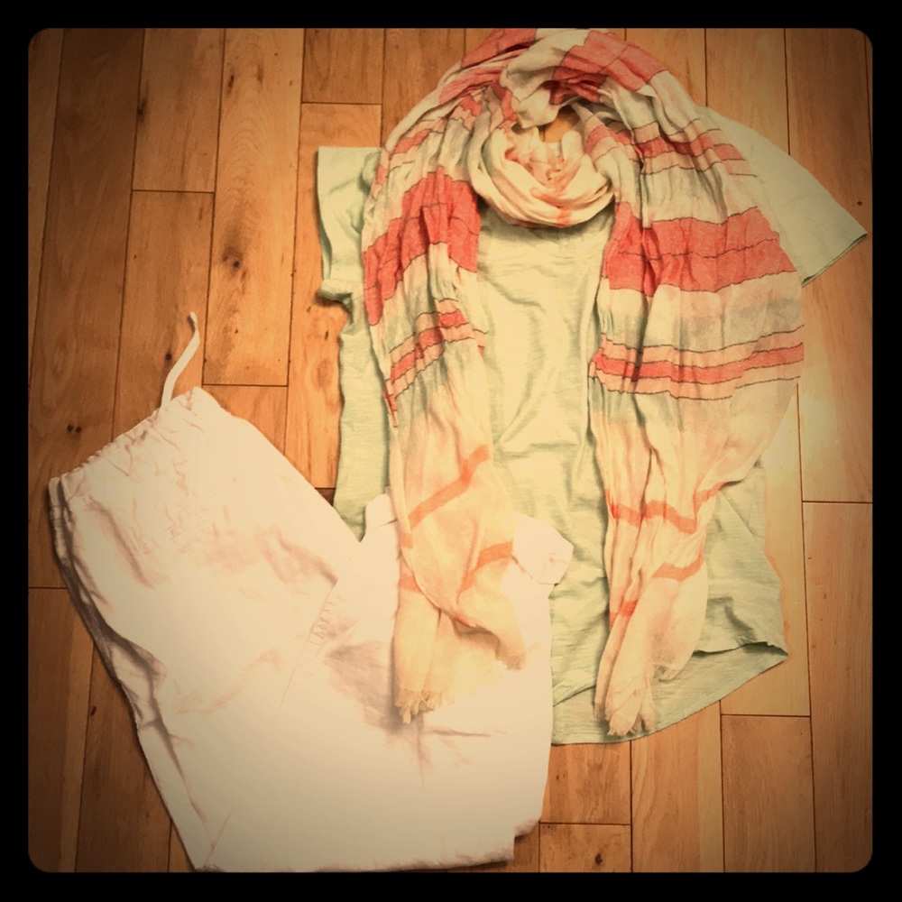 Mint green loft t-shirt